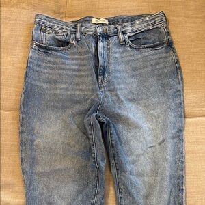 Madewell mom jean
